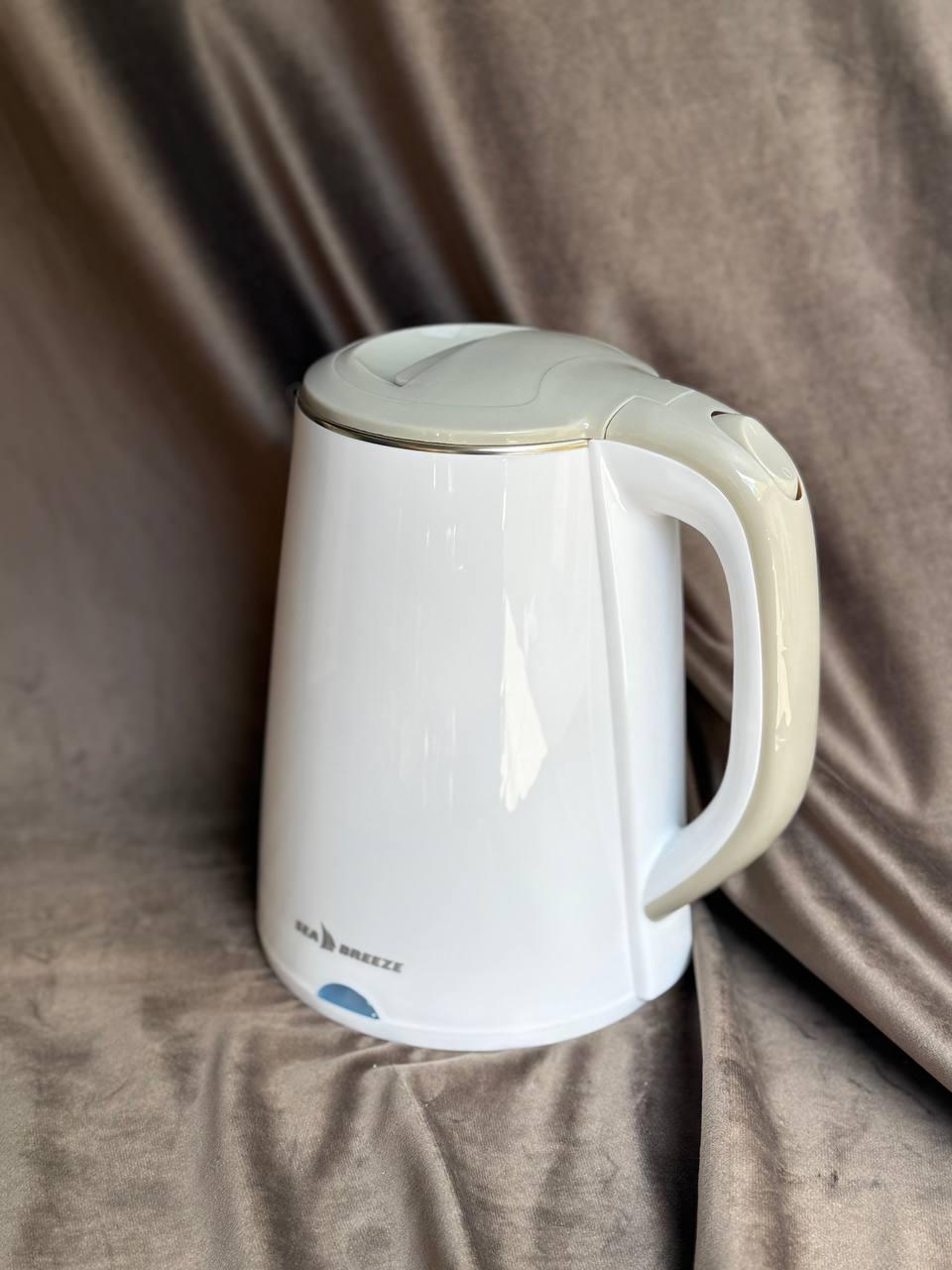 Електрочайник Sea Breeze SB-010 1500 Вт 1,8 л Білий (SB-010)