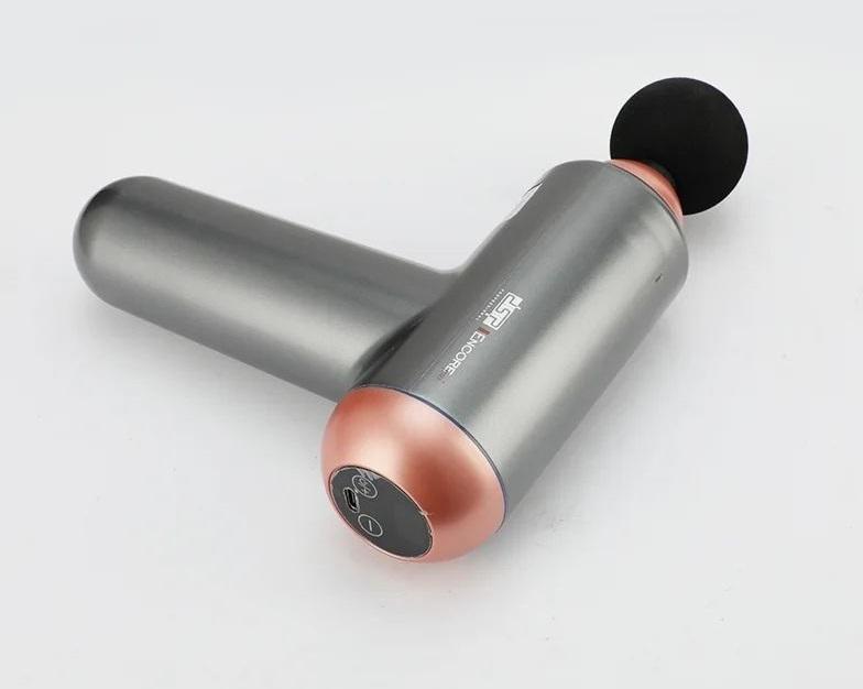 Масажер пістолет Massage Gun DSP 80025 Encore PRO для спини та всього тіла 4в1 Сірий - фото 3