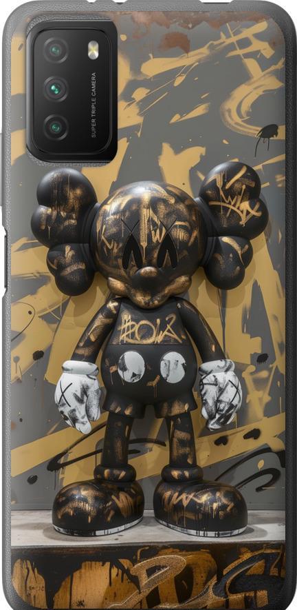 Чехол на Xiaomi Poco M3 Bronze kaws (6097t-2200-42517)