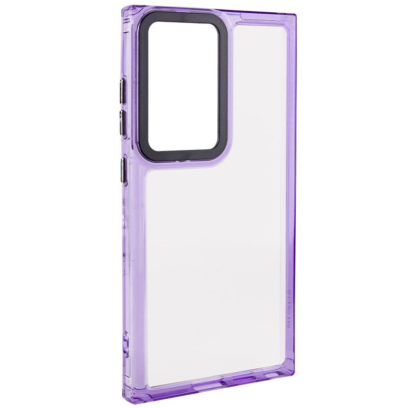 Противоударный чехол TPU+PC Colorside для Samsung Galaxy S24 Ultra Фиолетовый