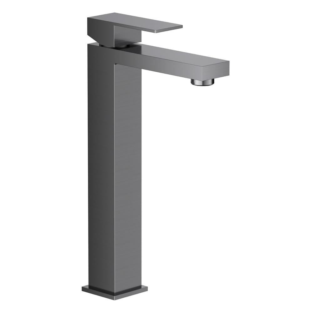 Смеситель для умывальника VOLLE PARDO 1548.010206 высокий однорычажный Серый (171422)