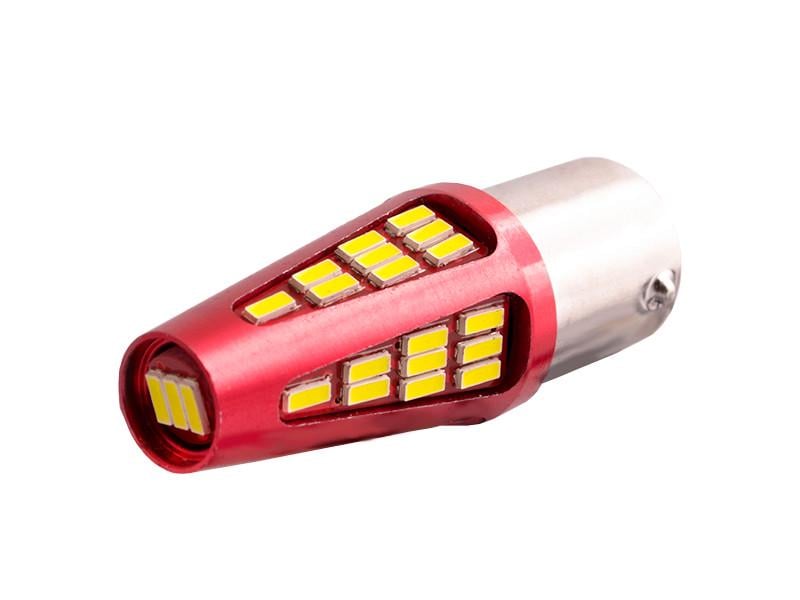 Автолампа светодиодная T25 P21W 1156 12 В SMD3014-48led Белый (1682)