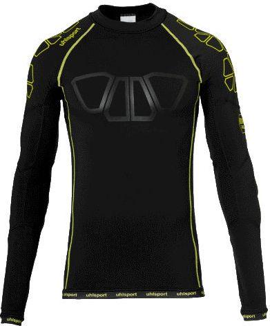 Термокофта вратарская Uhlsport Bionikframe Baselayer 1005636 01 L Черно-желтый