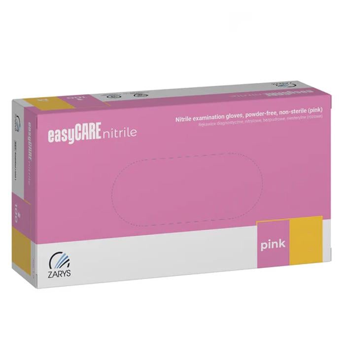 Перчатки нитриловые easyCARE nitrile неопудренные L 100 шт. Pink (easyCARE PINK L) Перчатки нитриловые easyCARE nitrile неопудренные L 100 шт. Pink (easyCARE PINK L)