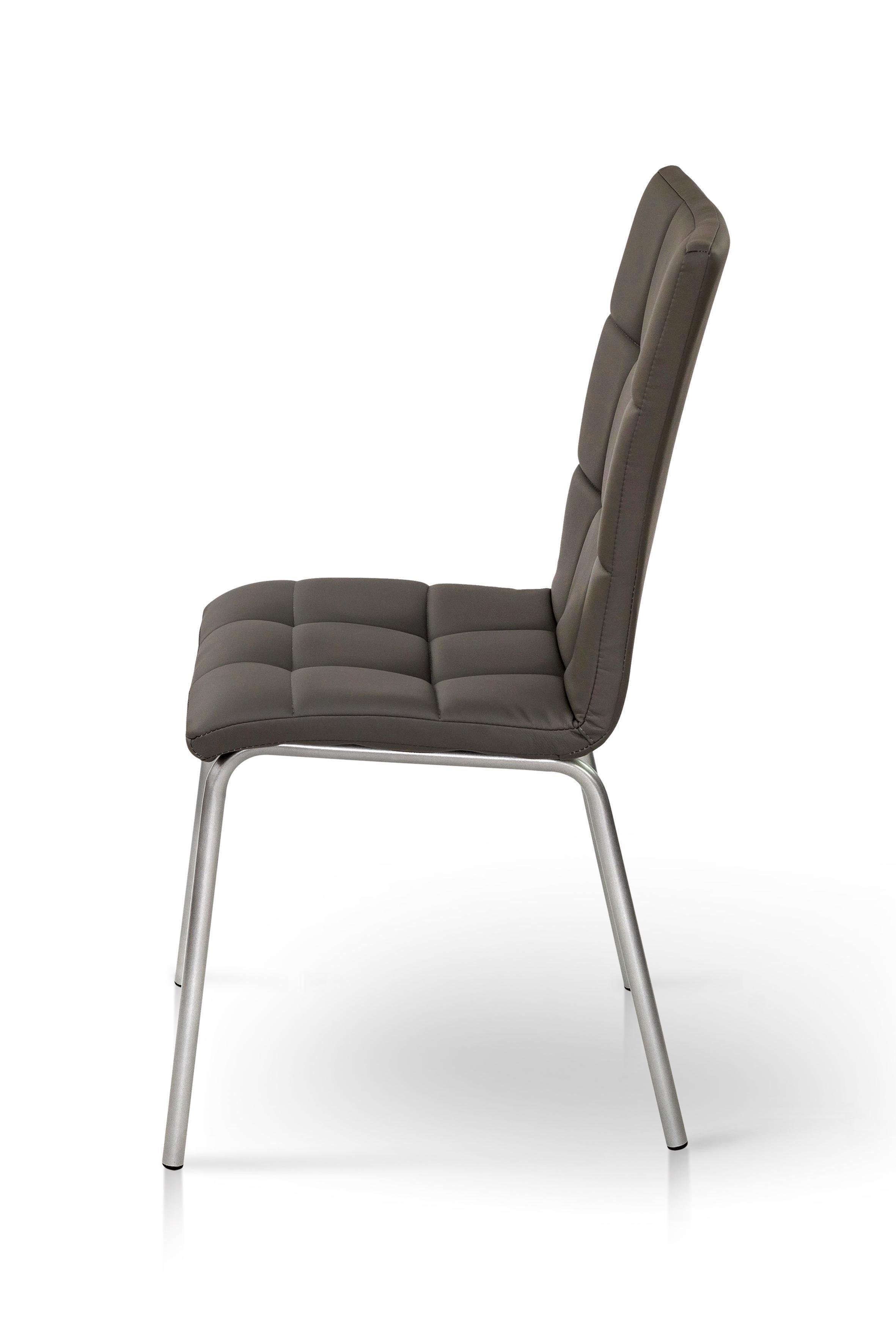 Стілець для кухні та вітальні Аманда Аманда 520х870х430 мм Сірий (GAА0053307) - фото 3 Стілець для кухні та вітальні Аманда Аманда 520х870х430 мм Сірий (GAА0053307) - фото 3