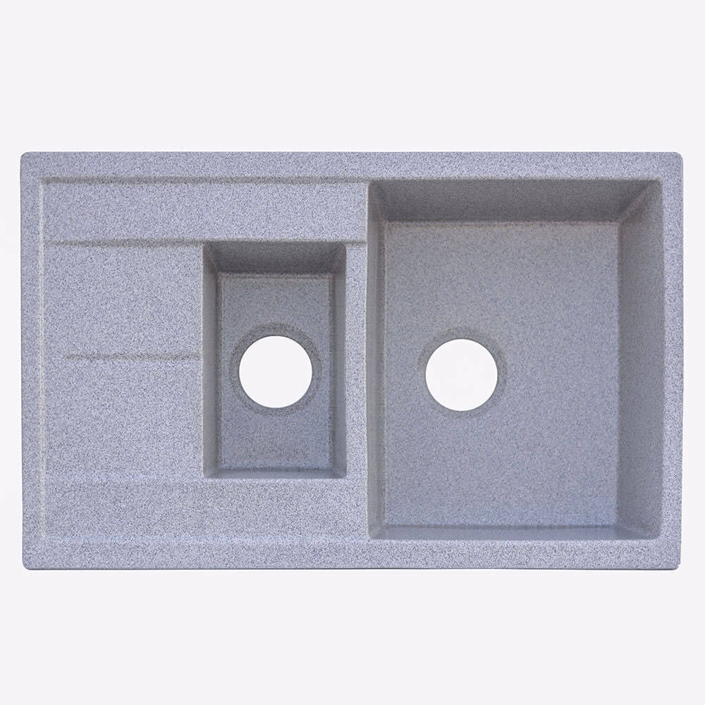 Мойка кухонная Platinum Toskana 7850Ws Серый (23235)