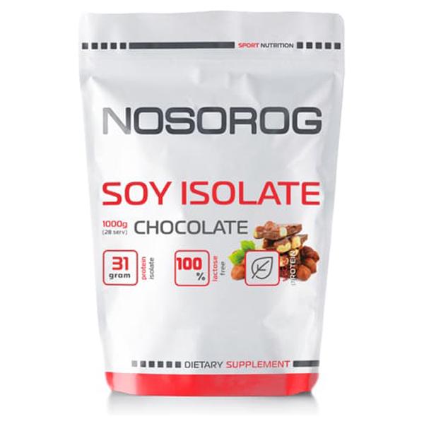 Протеїн Nosorog Nutrition Soy isolate 1000 г 28 порцій Chocolate - фото 1