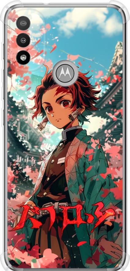 Чехол на Motorola E20 Tanjiro Kamado (6132sp-2509-42517)