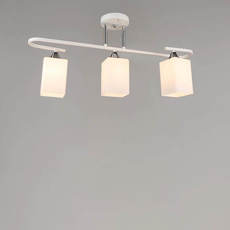 Люстра потолочная Light House SRS-16385/3 на три лампы Белый/Хром