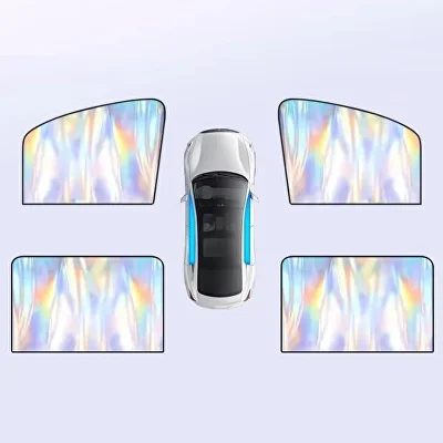 Шторки голографические для авто 4 шт. (AN00702) - фото 2 Шторки голографические для авто 4 шт. (AN00702) - фото 2