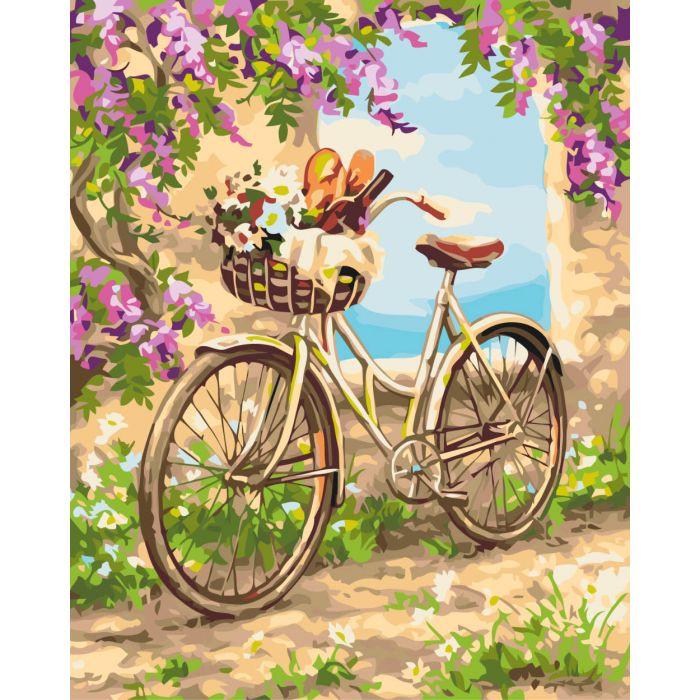 Картина по номерам Идейка Утро в деревне 40х50 см