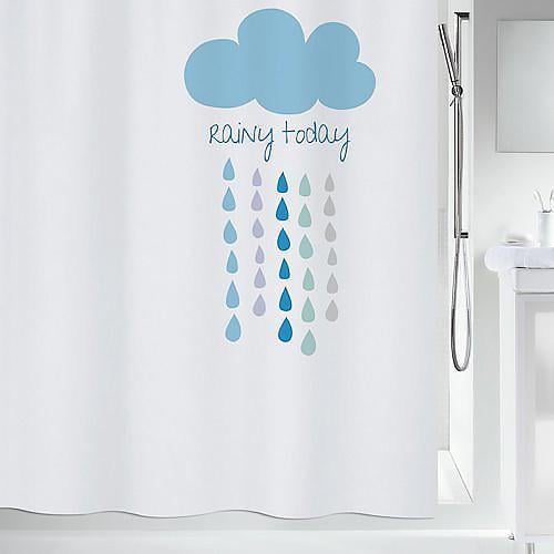 Шторка для ванной комнаты Spirella Polyester Creamy 180х200 см Синий (10.18472)