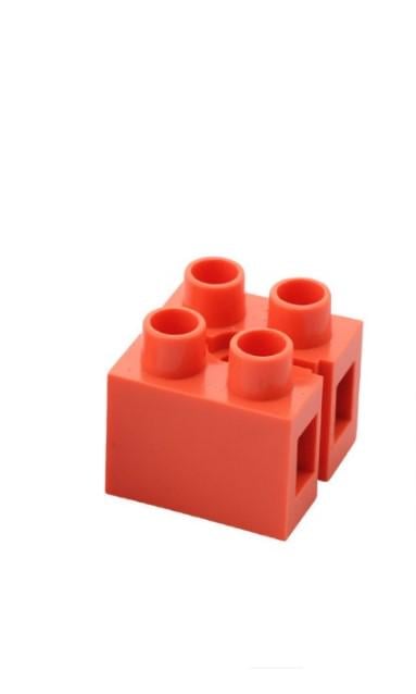 Клеммный соединительный блок VOLTRONIC H2519-2P 36A 660V медь 0,5-6 мм2 Оранжевый (YUT_V2505)