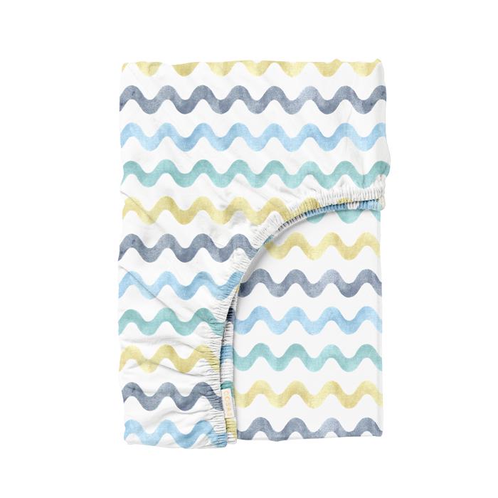 Простынь Cosas COLOR WAVE на резинке 80х160х20 см (4822052089026)