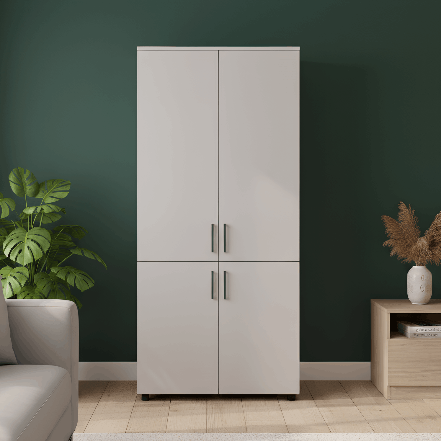 Шкаф для одежды Doros Торн 2 ДСП штанга 90х51,6х200 см Кашемир (DRS-012027)