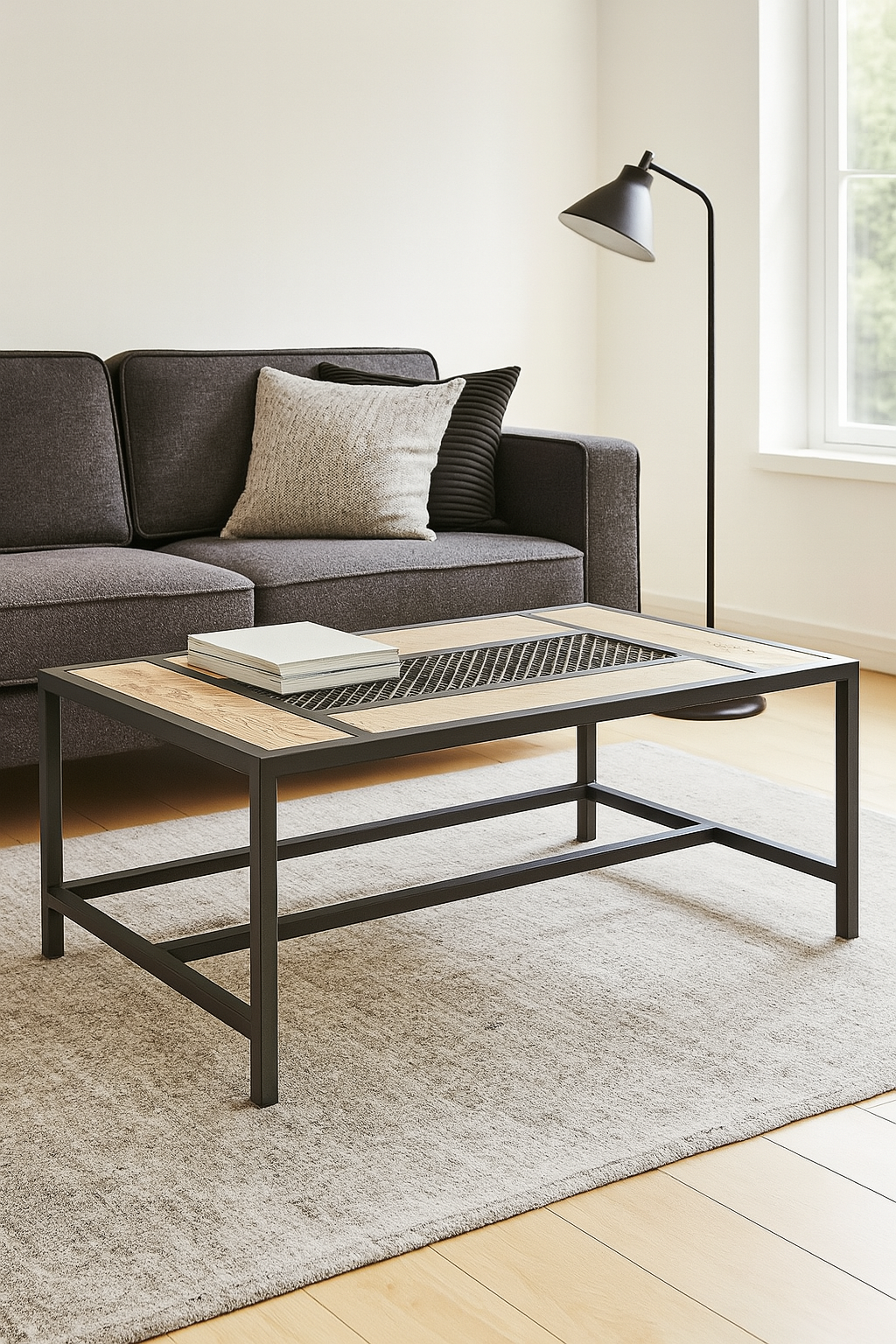 Кофейный столик EcoLoft IN-2531 в стиле лофт (26324715)