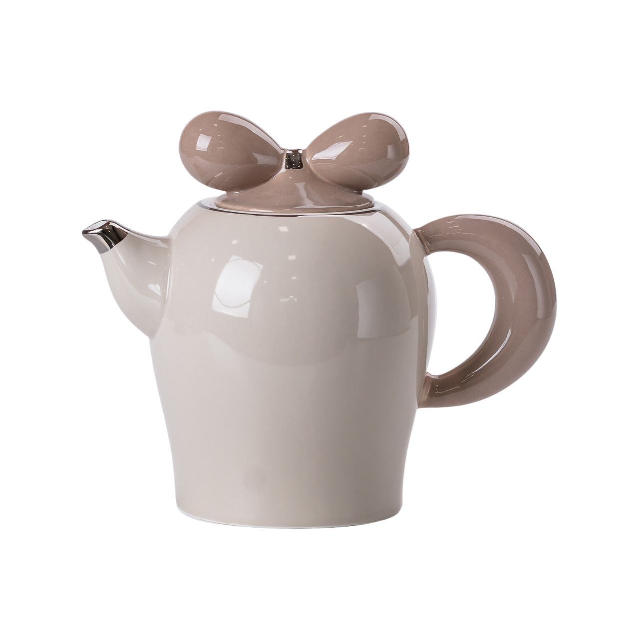 Чайный сервиз Retro на 6 персон керамический 8 предметов Серый (HP-15-28) - фото 2