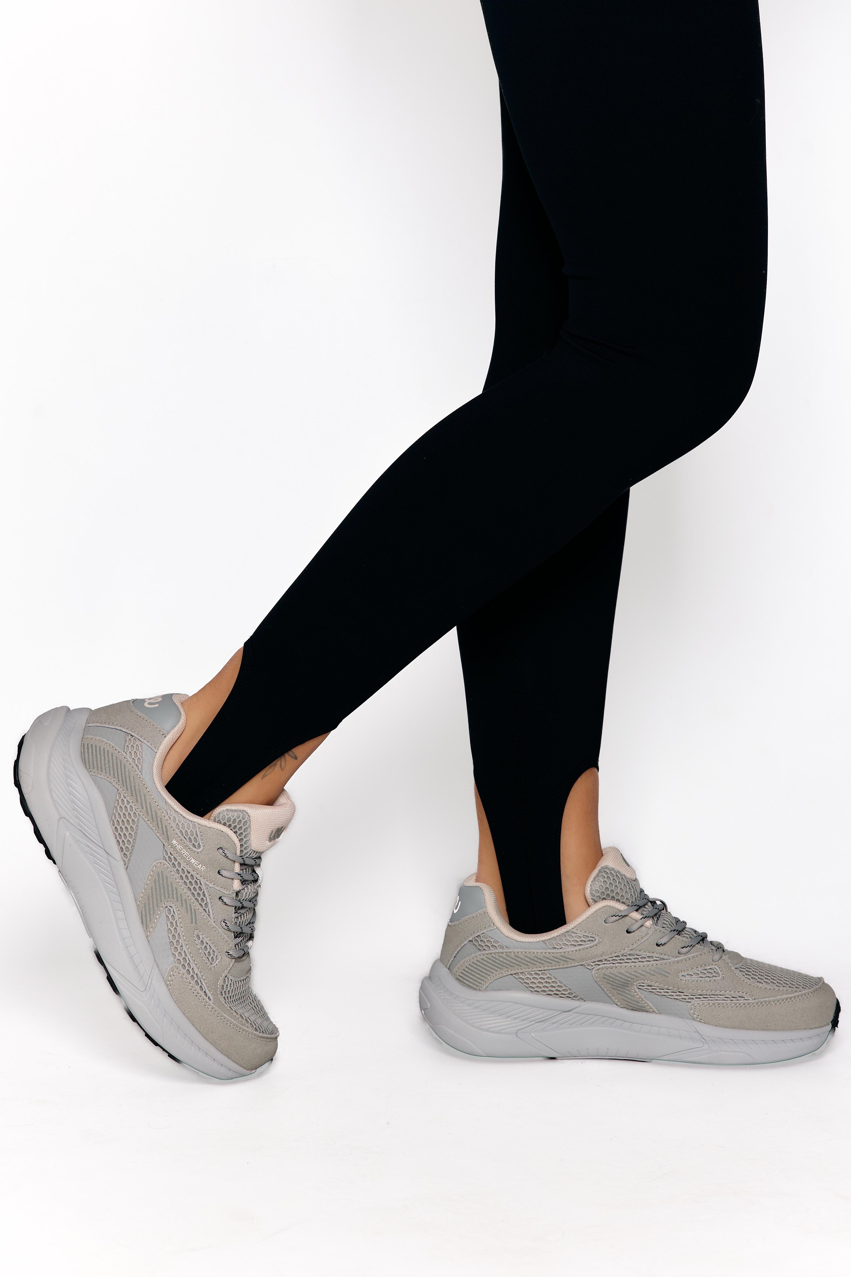 Кроссовки женские Where Uwear натуральная замша/текстиль 347041 р. 37 Серый (347041_37)