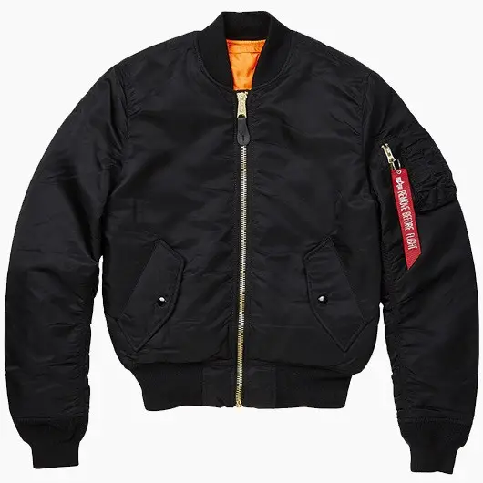 Бомбер Alpha Industries MA-1 Slim Fit Flight Jacket XS Black (MJM44530C1BXS) - фото 4