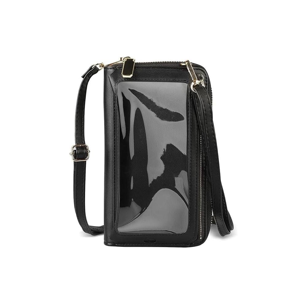 Женская сумка-кошелек через плечо Черный (IY0069)