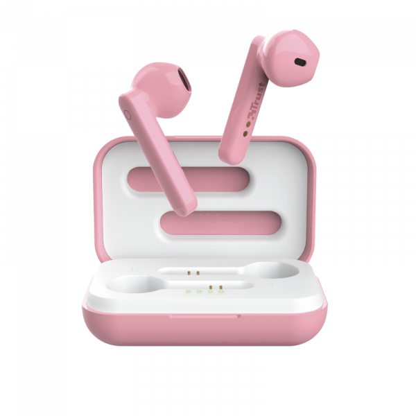 Наушники Trust Primo Touch True Wireless Mic Pink (23782) - фото 1