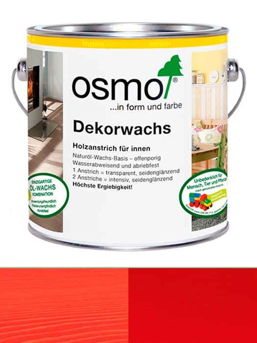 Масло универсальное Osmo Dekorwachs Intensive Töne 0,375 L Красный (3104)