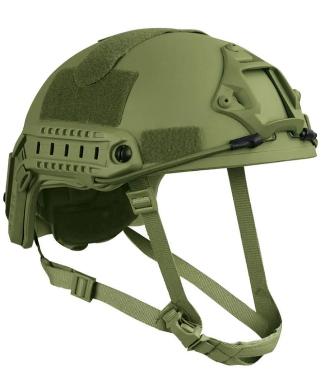 Военный шлем для ЗСУ FAST Future Assault Helmet NIJ IIIA M-L Olive