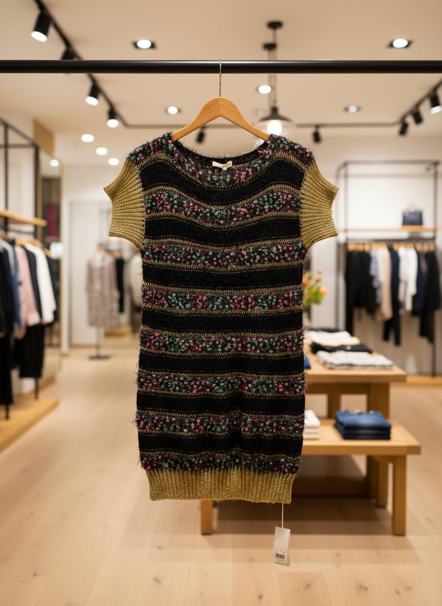 Джемпер жіночий з коротким рукавом Lowett LW-835308 р. 42 Чорний (LW-835308-42) - фото 8 Джемпер жіночий з коротким рукавом Lowett LW-835308 р. 42 Чорний (LW-835308-42) - фото 8