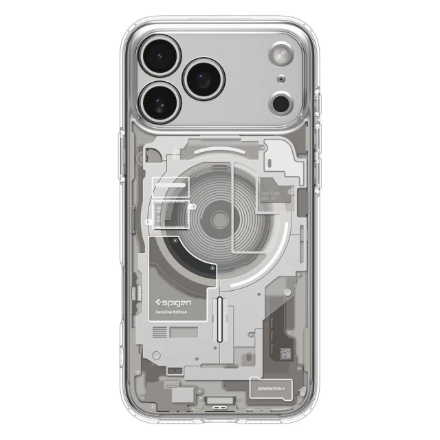 Чехол Spigen Ultra Hybrid MagFit Zero One для Apple iPhone 17 Pro с поддержкой MagSafe