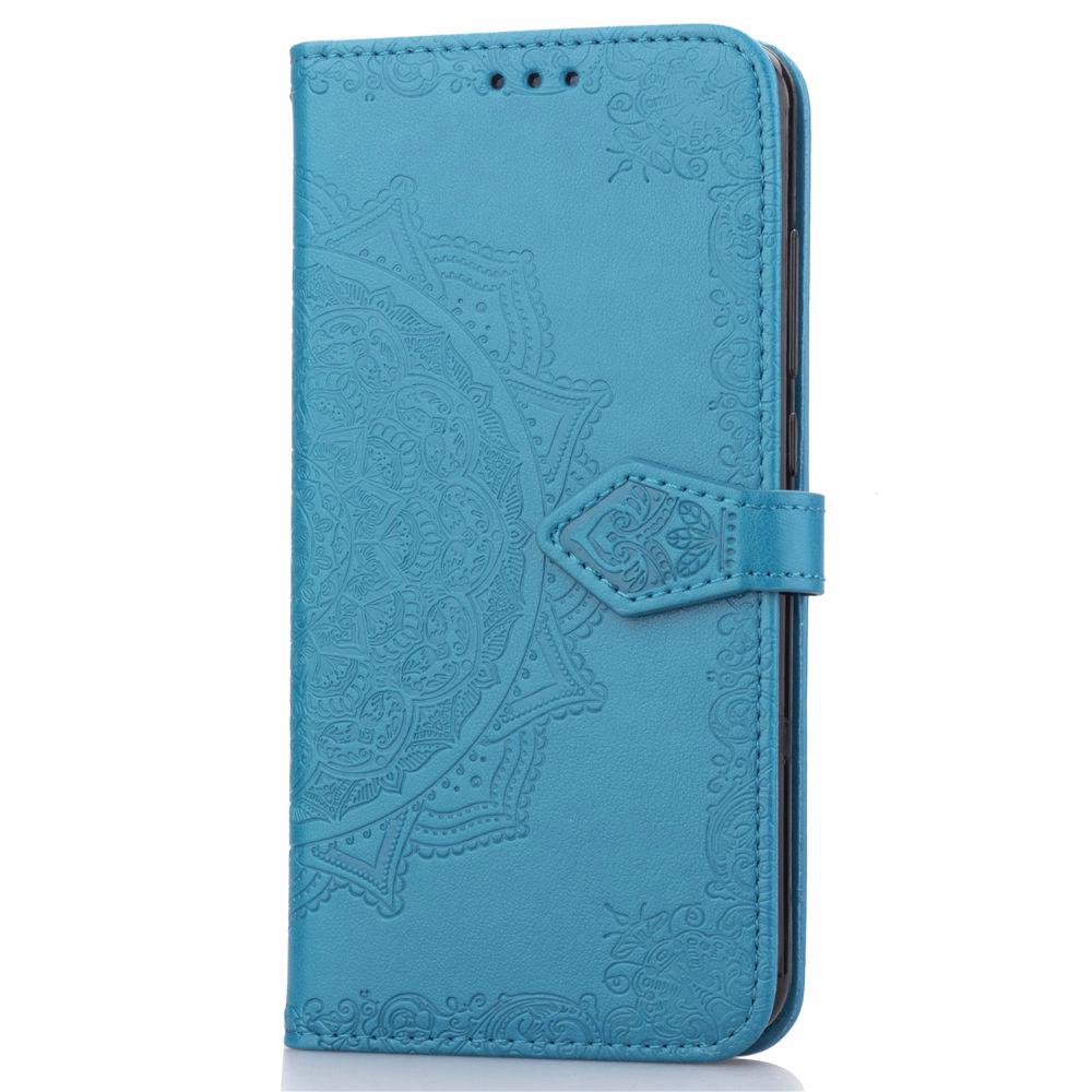 Шкіряний чохол (книжка) Art Case з візитниці для Xiaomi Mi 8 Lite/Mi 8 Youth (Mi 8X) Синій - фото 4