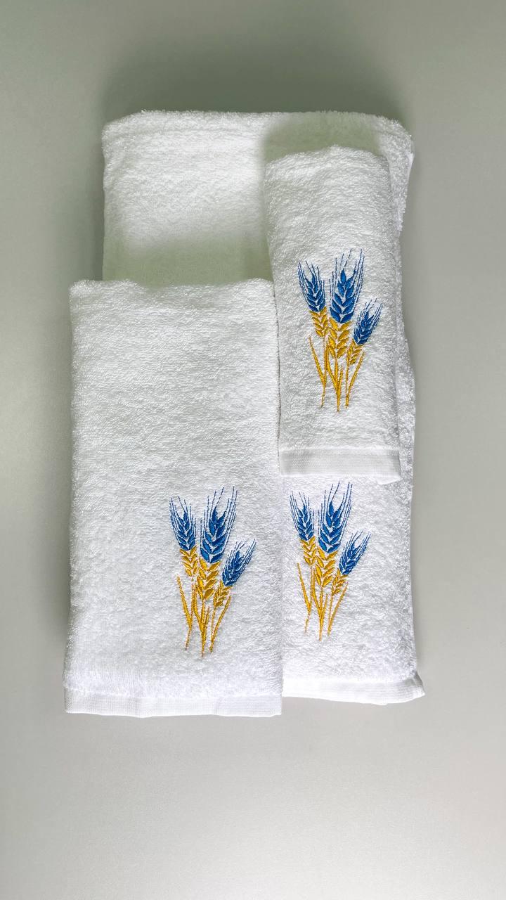 Набор полотенец 40х70 см/50х90 см/70х140 см 3 шт. Белый (8095195)