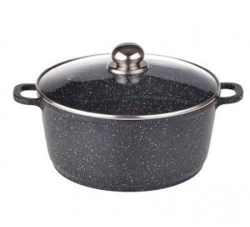 Кастрюля с крышкой Benson BN-309 5,3 л Черный (14102773)