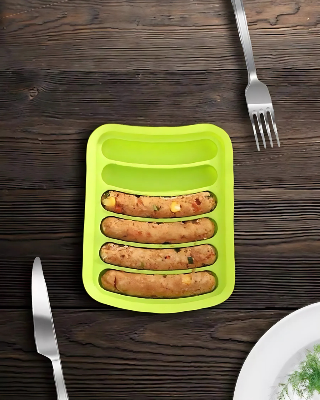 Форма силіконова для приготування та запікання сосисок та ковбасок з фаршу (id_5150)