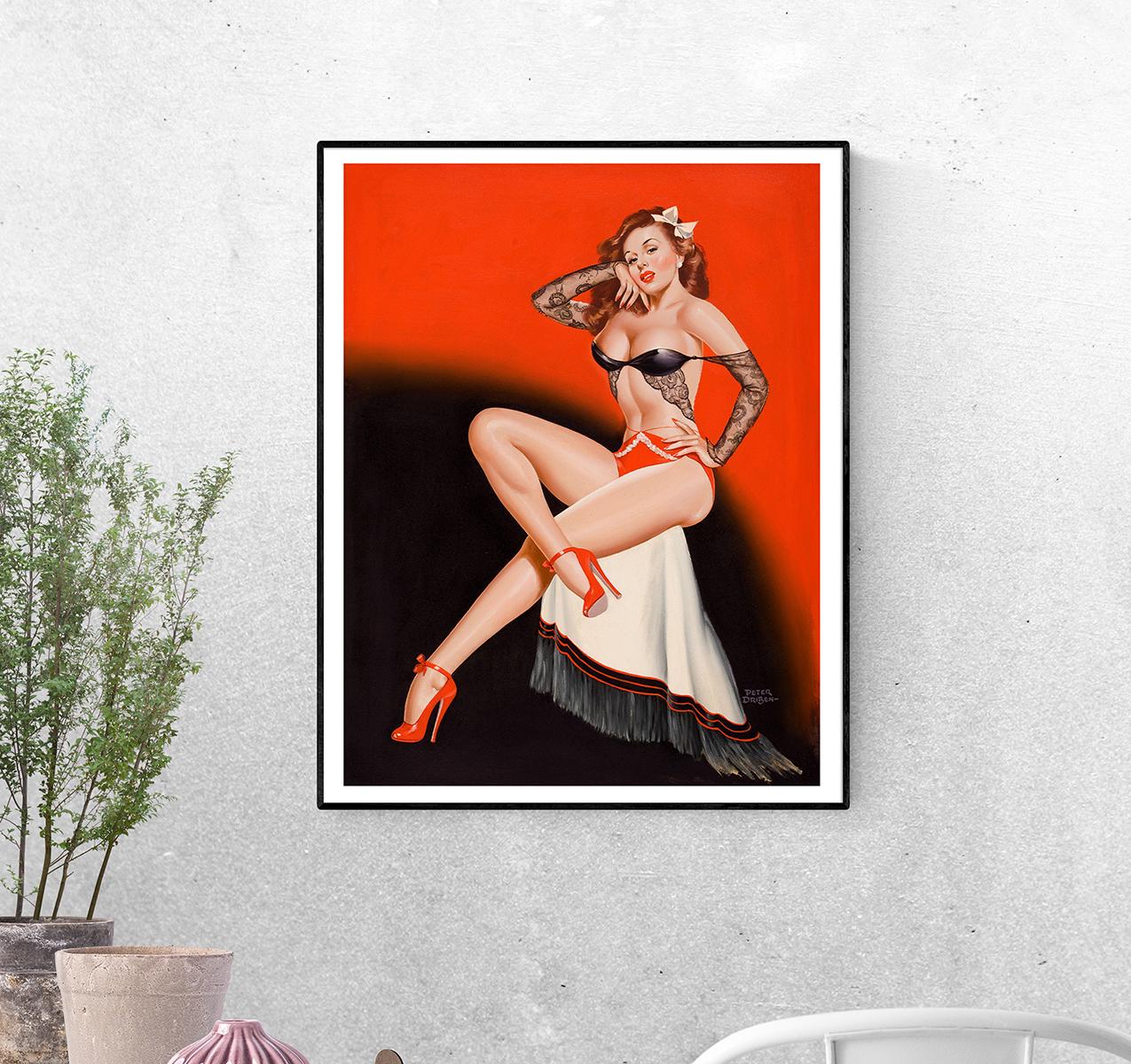 Постер Кружевное белье Питера Дрибена формат А-3 (pin_up0030019_Poster)