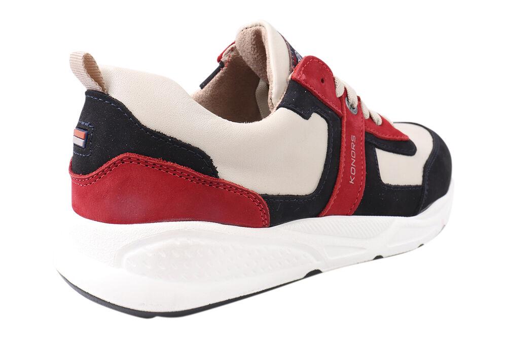 Кроссовки мужские Konors из кожи-нубука на низком ходу на шнуровке р. 40 Цветной (545-21DTS) - фото 4 Кроссовки мужские Konors из кожи-нубука на низком ходу на шнуровке р. 40 Цветной (545-21DTS) - фото 4