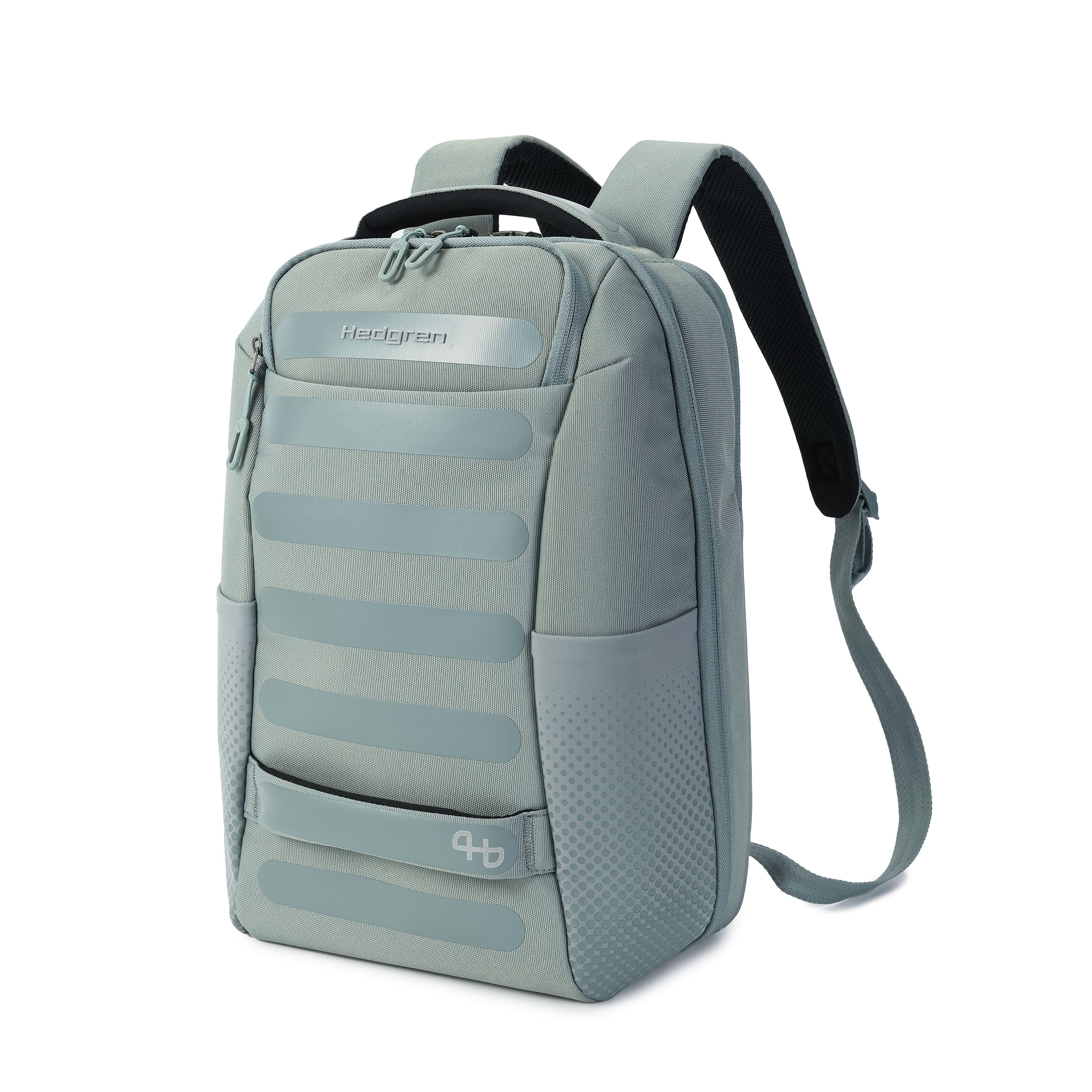 Рюкзак Hedgren Comby HCMBY07/059 з дощовиком 40х17х28 см 19 л Сіро-зелений (31887696)