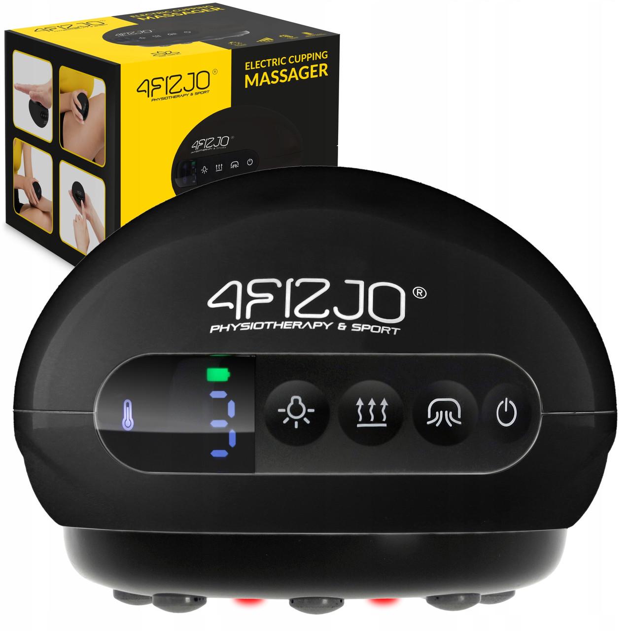 Банка вакуумна масажна 4FIZJO акумуляторна з ІЧ прогрівом Black (P-5907739318695) - фото 8 Банка вакуумна масажна 4FIZJO акумуляторна з ІЧ прогрівом Black (P-5907739318695) - фото 8