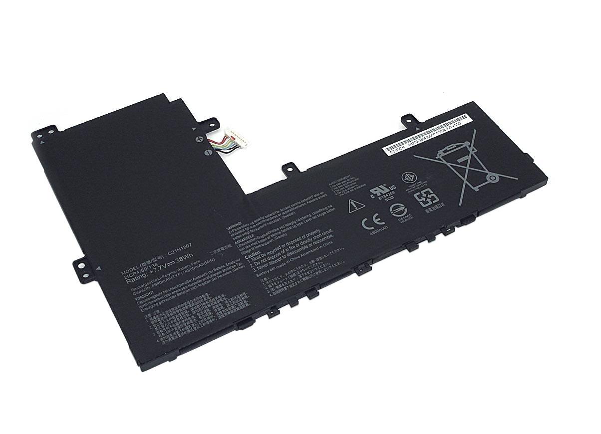 Аккумулятор для ноутбука Asus C21N1807 Chromebook C223NA 7,7 V 4800 mAh OEM Black