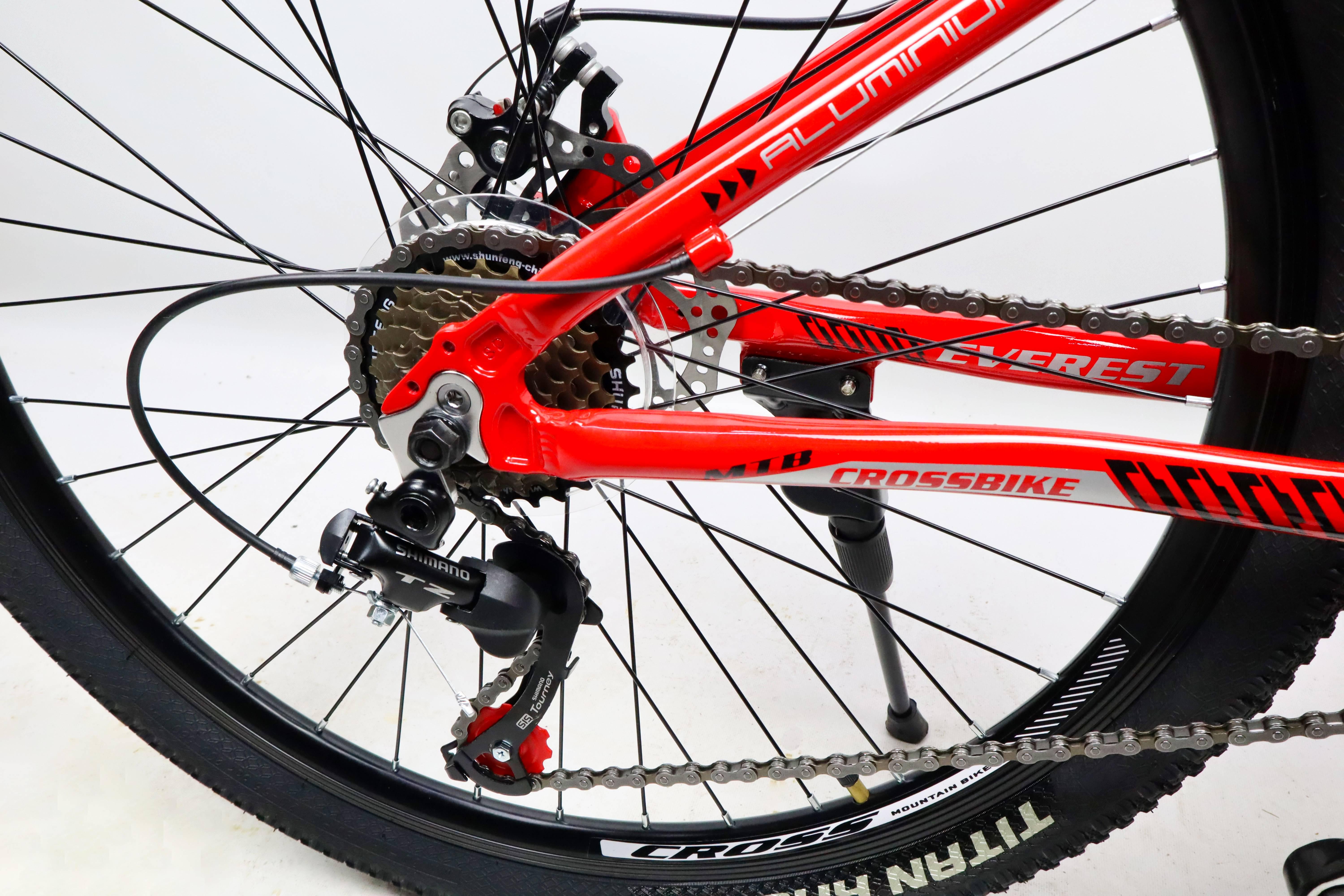 Велосипед CrossBike Everest 24"12" Красный - фото 2 Велосипед CrossBike Everest 24"12" Красный - фото 2