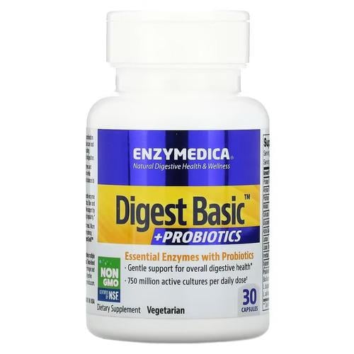 Энзимы Enzymedica Digest Basic + Probiotics 30 капс. (ENZ-13050)