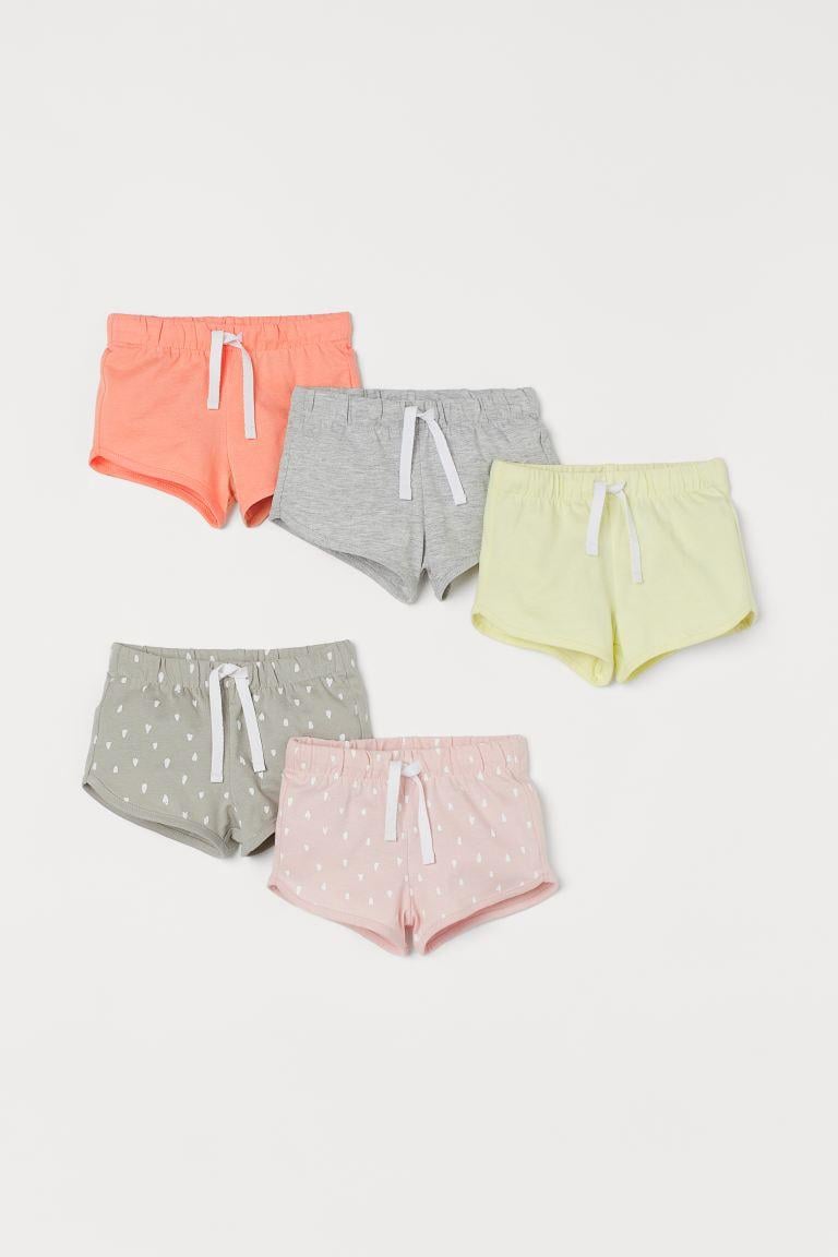 Шорти H&M 5 шт. 80 см Сірий/пудровий (S807937062)