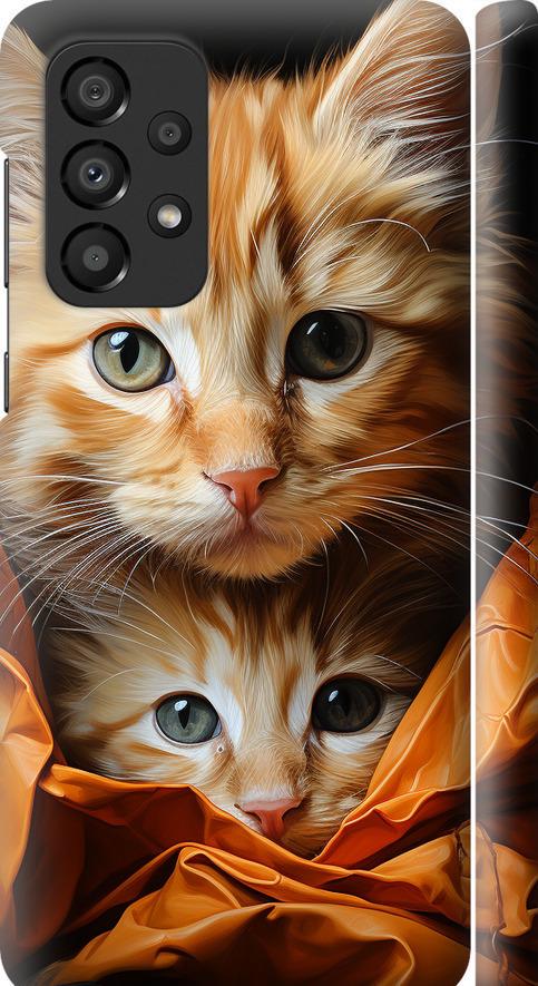 Чехол на Samsung Galaxy A33 5G A336B Котики 2 (5664m-2584-42517)