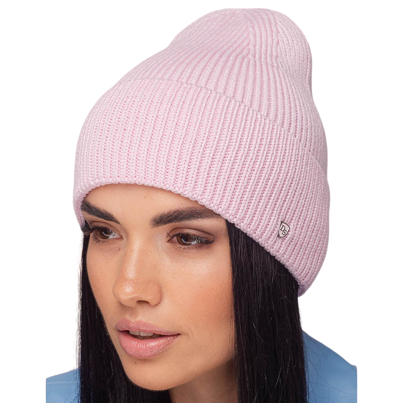 Шапка женская шерстяная Leks ВАЛЬКИРИЯ одинарная с отворотом удлиненная One size Нежно-розовый (122651) Шапка женская шерстяная Leks ВАЛЬКИРИЯ одинарная с отворотом удлиненная One size Нежно-розовый (122651)