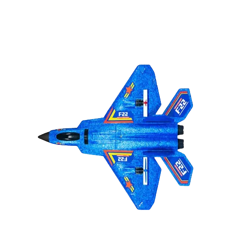 Літак радіокерований з пультом управління HW32 F22 Синій - фото 1