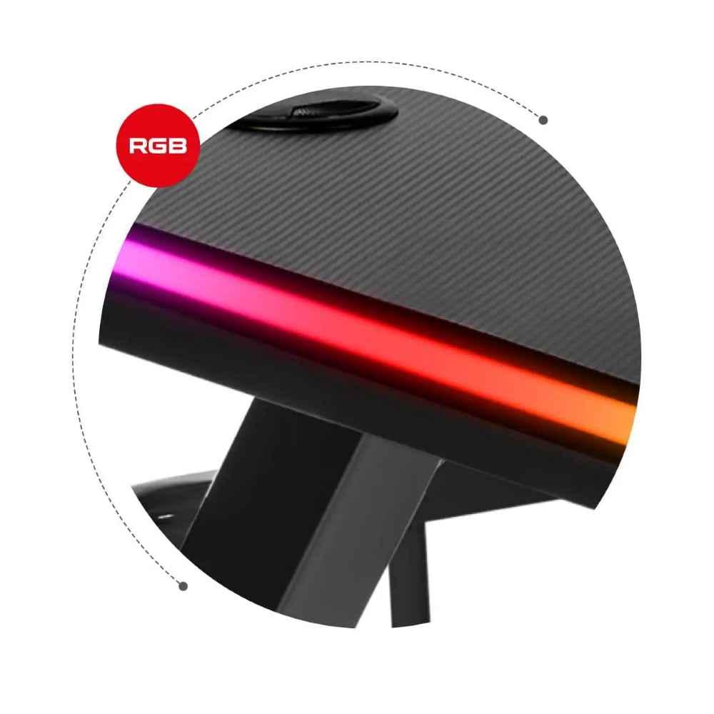 Компьютерный стол HUZARO HERO 5.0 RGB (HERO 5.0 RGB_melvNM) - фото 7