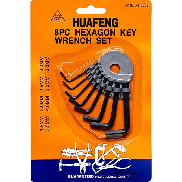 Набор ключей 8в1 Г-образные шестигранные (22630088) Набор ключей 8в1 Г-образные шестигранные (22630088)