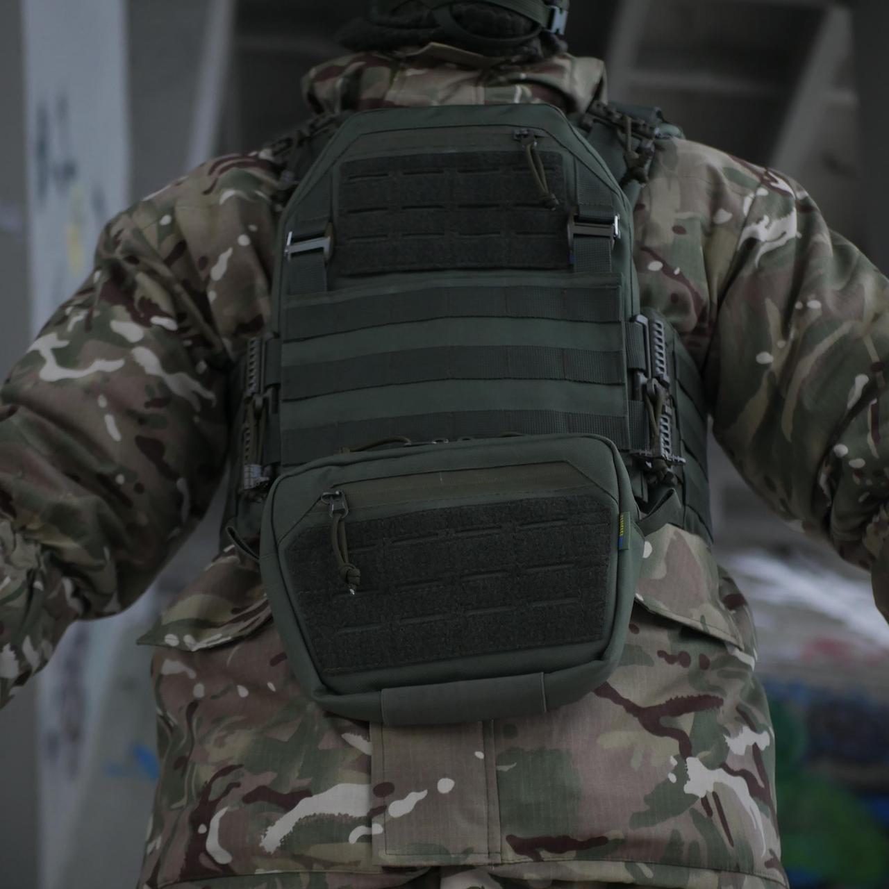 Сумка-напашник Kiborg GU Cordura M Khaki (2693880093) - фото 6