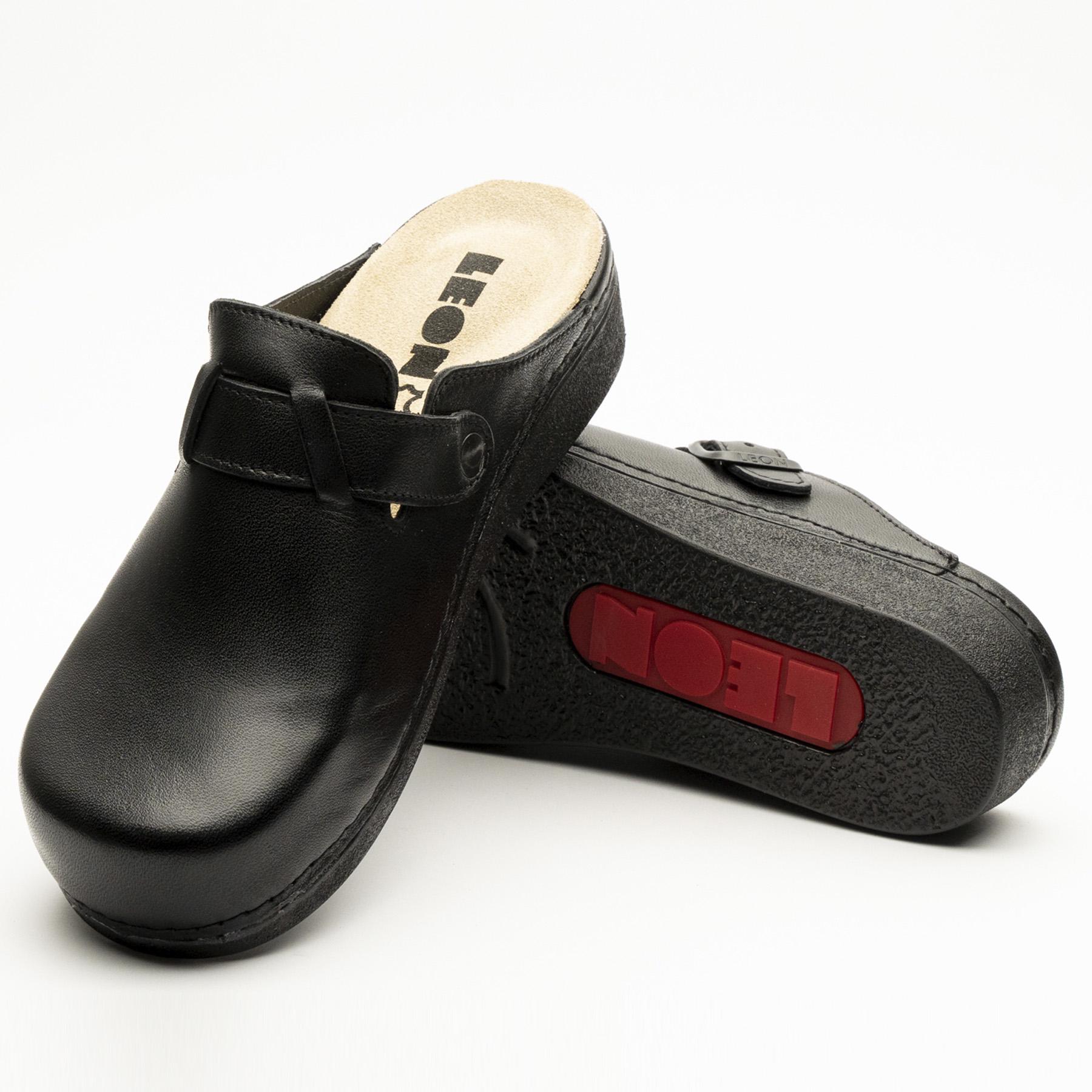 Сабо женские кожаные Leon Aurora Nora I р. 41 Черный - фото 3