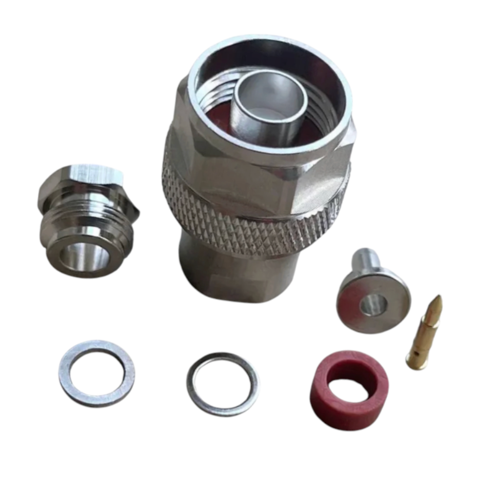 Конектор високочастотний RF N Leno RF Male для кабелю RG223 із золотим покриттям (000049091_1) - фото 9