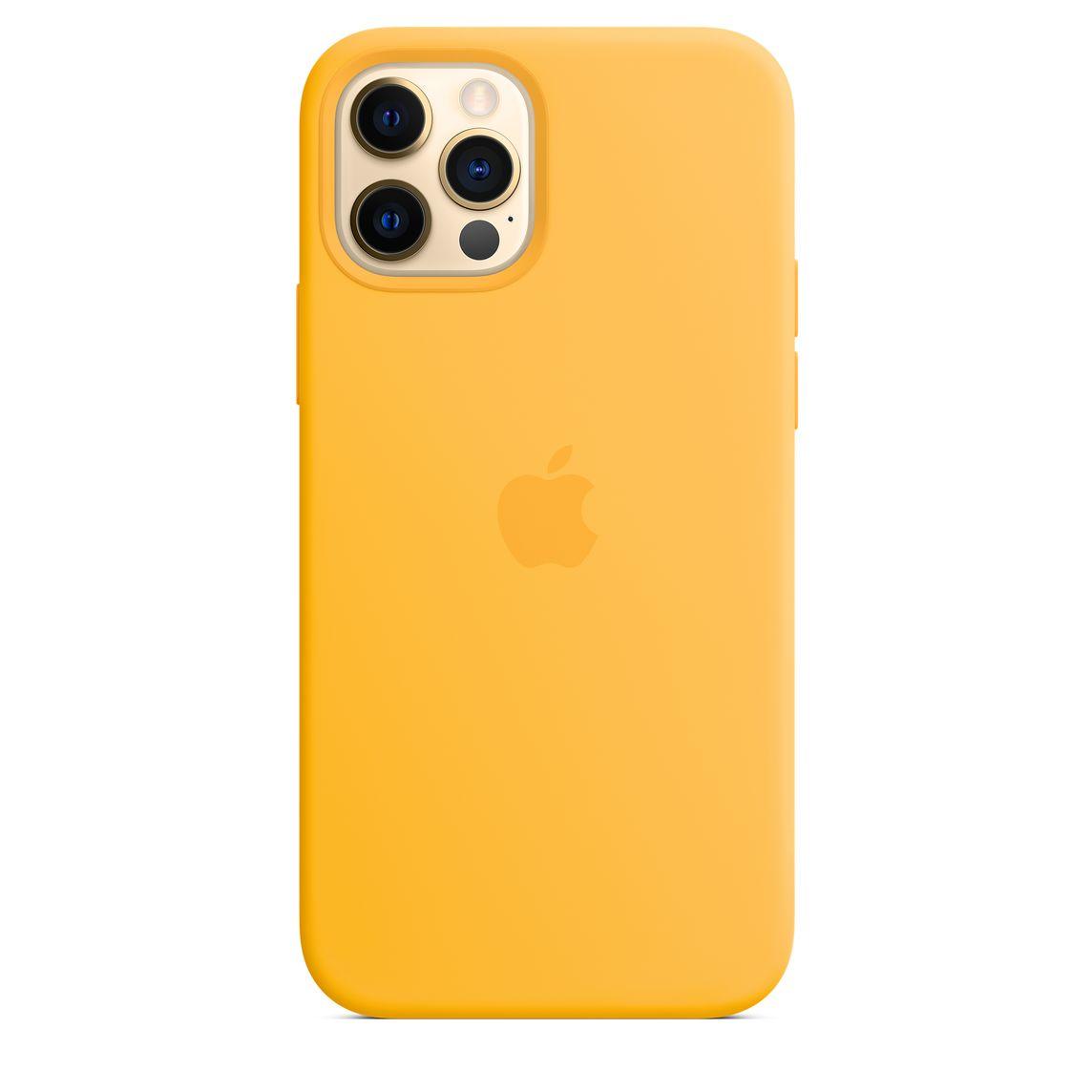 Силиконовый чехол-накладка Apple Silicone Case for iPhone 12 Pro Max, Sunflower (HC)(A) - фото 3